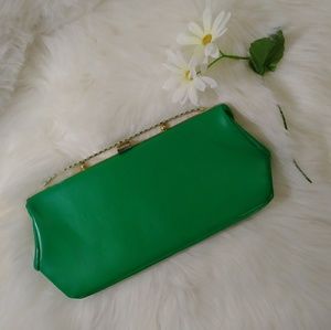 Vintage green clutch
